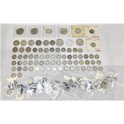 HUGE LOT OF MIXED U.S. 90% SILVER COINS