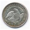 Image 2 : 1834 HALF DIME with BULLSEYE RAINBOW COLOR, AU58 condition Capped Bust half dime.