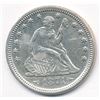 Image 1 : 1874 Arrows Seated Quarter, Au58 condition...stunning!