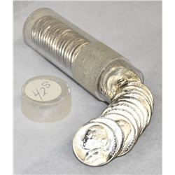 1942-S (40) NICKELS WORLD WAR II SILVER MINT CONDITION NICKELS