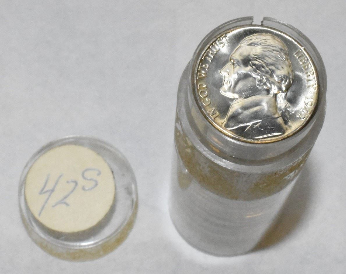 1942S (40) NICKELS WORLD WAR II SILVER MINT CONDITION NICKELS