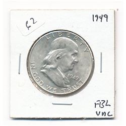 1949 FBL Uncirculated Franklin Half Dollar