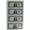 Image 1 : 1957B $1 Silver Certificate Choice Gem Consecutive Serial Numbers (4 count)