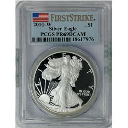 2010-W $1 Sliver Eagle PCGS PR69DCAM