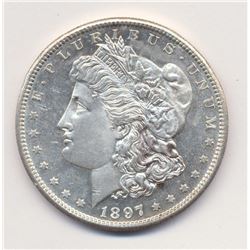 1897 San Francisco *MS64+ QUALITY & DEEP MIRROR PROOF LIKE* A STUNNING EXAMPLE OF A TRULY RARE AND E