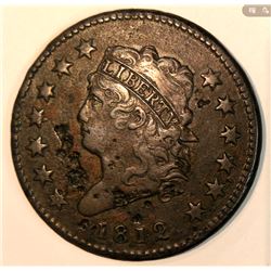 1812 Turbine Head Mint Error LARGE CENT ASTOUNDINGLY RARE Mint Error**