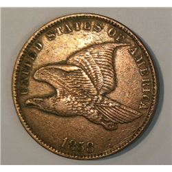 1857 Flying Eagle Cent (Very Fine/Extra Fine Quality)