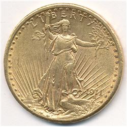 1911 MS63 Quality $20 Double Eagle Saint Gaudens