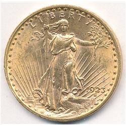 1923 MS63 Quality $20 Doulbe Eagle Saint Gaudens