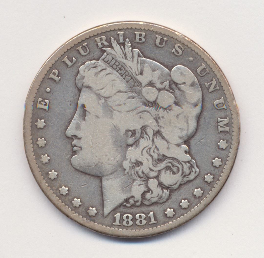 1881-CC Carson City *Fine Quality* Morgan Silver Dollar