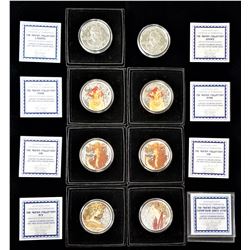 (8) Anonymous Mint Certificate of Authenticity "The Mucha Collection" Limited Colorized Edition One 