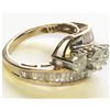 Image 5 : 14K DIAMOND RING Size 5 1/2