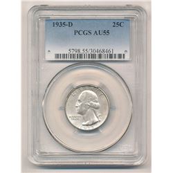 PCGS 1935-D PCGS AU55 Washington Quarter