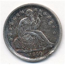 1840-O No Drapery Liberty Seated Dime SUPER RARE!!