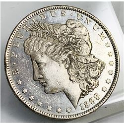 1888 DMPL Deep Mirror Proof-Like Morgan Silver Dollar Very Nice! MS 62