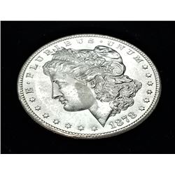 1878-S MS63 DMPL FLATLY STRUCK BUT STUNNING DEEP MIRRORS MORGAN SILVER DOLLAR