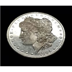 1884- O (NEW ORLEANS) MORGAN SILVER DOLLAR MS63/65 DMPL