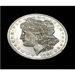 1884-O (NEW ORLEANS) MORGAN SILVER DOLLAR MS63/65 PLDMPL