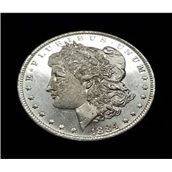 1884-O (NEW ORLEANS) MORGAN SILVER DOLLAR MS63/65 PL/DMPL
