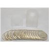 Image 3 : 1952 MINT CONDITION ROLL OF WASHINGTON/ CARVER SILVER HALF DOLLARS (20-COINS)