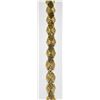 Image 6 : Elegant two-texture creamy 14k Gold Bracelet