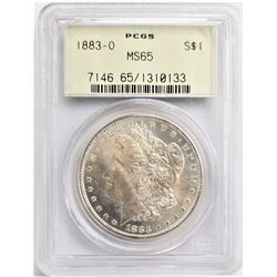 1883-O S$1 MS65 PCGS MORGAN SILVER DOLLAR OGH