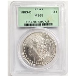 1883-O S$1 MS65 PCGS MORGAN SILVER DOLLAR OGH