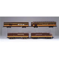 MODERN LIONEL ILLINOIS CENTRAL F3 PASSENGER SET