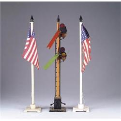 TWO LIONEL NO. 89 FLAG POLES