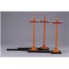 Image 1 : THREE LIONEL NO. 85 STANDARD GAUGE TELEGRAPH POLES