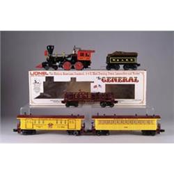 LIONEL 1882 ENGINE & TENDER AND THREE CAR SET