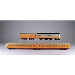LIONEL LTI O-GAUGE HIAWATHA ENGINE, TENDER AND TWO CARS