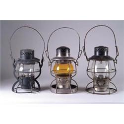 LOT OF 3 RAILROAD LANTERNS