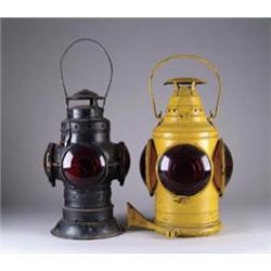 LOT OF 2 RAILROAD LANTERNS