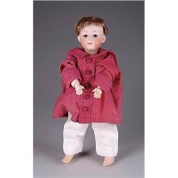 12” HEUBACH 7247 GLASS-EYED CHARACTER BOY DOLL