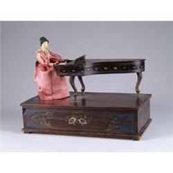 GERMAN AUTOMATON OF LADY AT PIANO