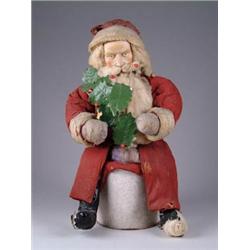 18” SITTING SANTA CANDY CONTAINER