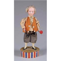 8-1/2” BISQUE HEADED GEORGE WASHINGTON CANDY CONTAINER