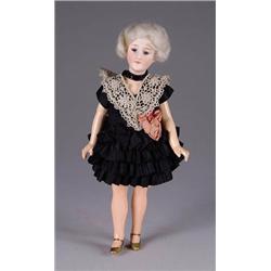 9” CLOSE-MOUTHED ALL ORIGINAL FLAPPER DOLL