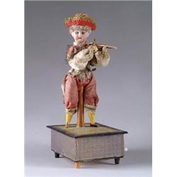 CRANK AUTOMATON OF BOY PLAYING HIS FIDDLE