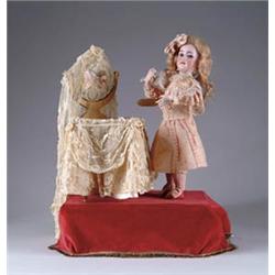 YOUNG LADY AT DRESSING TABLE BY LAMBERT AUTOMATON