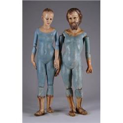 OUTSTANDING PAIR OF 23” CRECHE DOLLS!