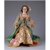 Image 1 : 14” GLASS EYED PAPIER MACHÉ LADY