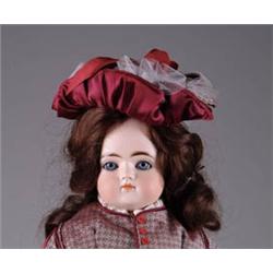 19” SHOULDER HEAD KESTNER CLOSED-MOUTH DOLL