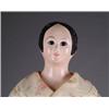 Image 1 : 18” GLASS-EYED PAPIER-MÂCHÉ DOLL