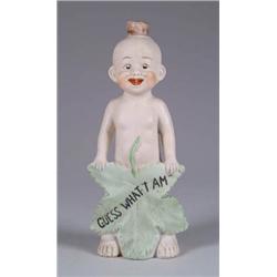 7-1/4” BISQUE NOVELTY FIGURINE
