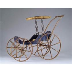 WOODEN DOLL CARRIAGE