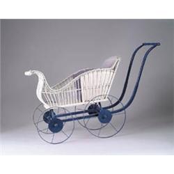 WICKER DOLL BUGGY