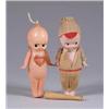 Image 1 : 4-1/2” GERMAN KEWPIE & 4” CELLULOID KEWPIE