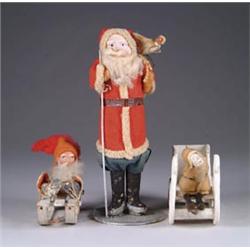 LOT OF THREE VINTAGE JAPANESE SANTAS